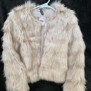 Brand New With Tags H&M Faux Fur Jacket